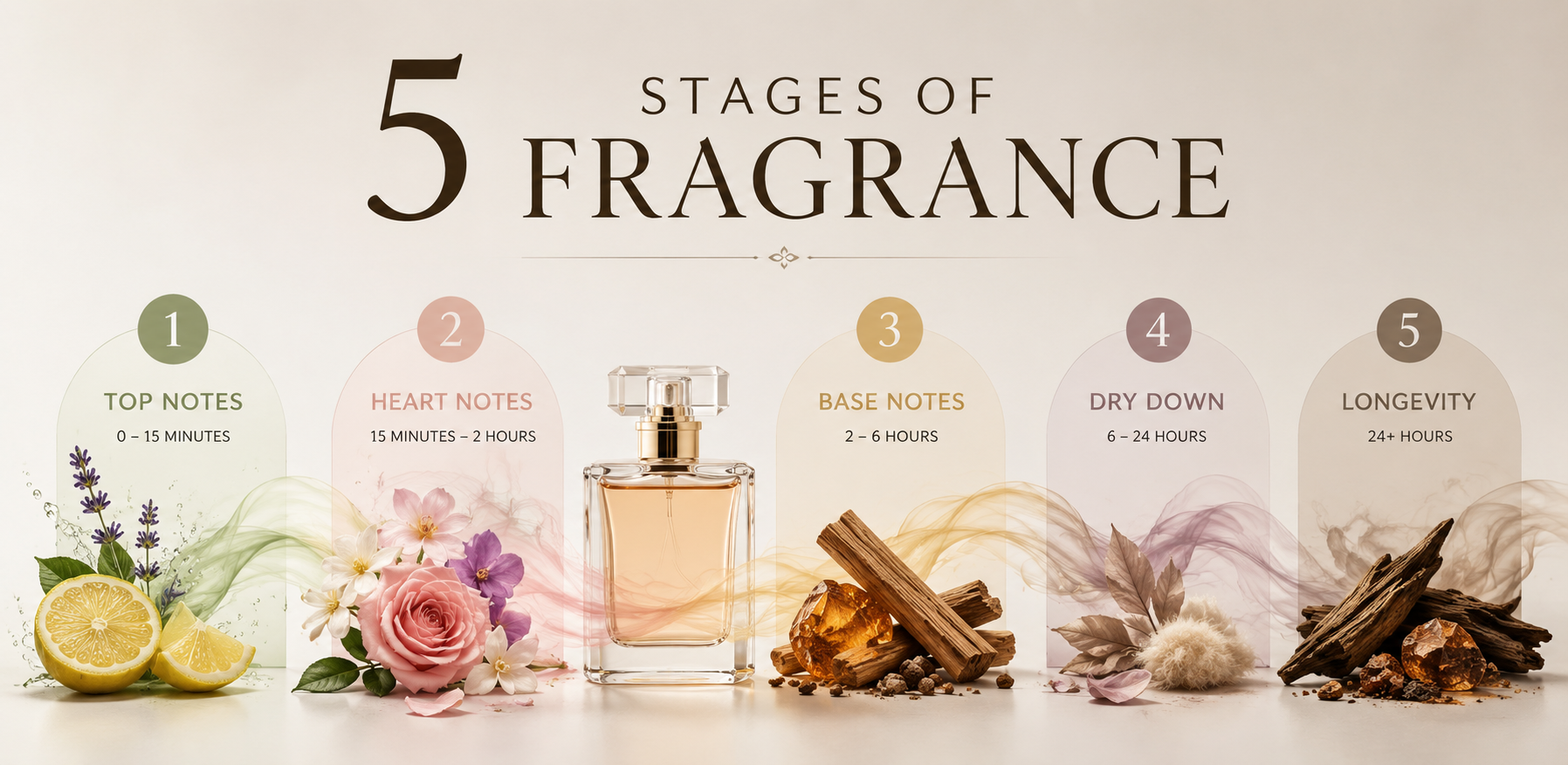 5 stages of fragrance